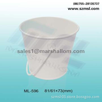 tin bucket with handle, metal bucket, gift bucket